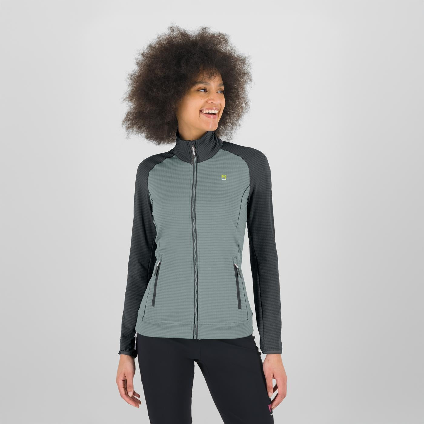 abyss/woodl. gray Ambrizzola Full Zip Wmn