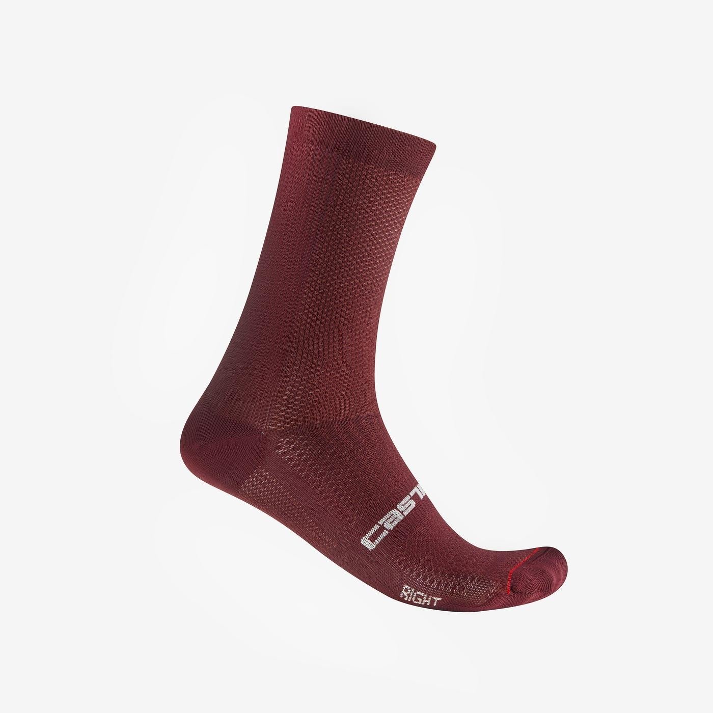 deep bordeaux Espresso 18 Sock