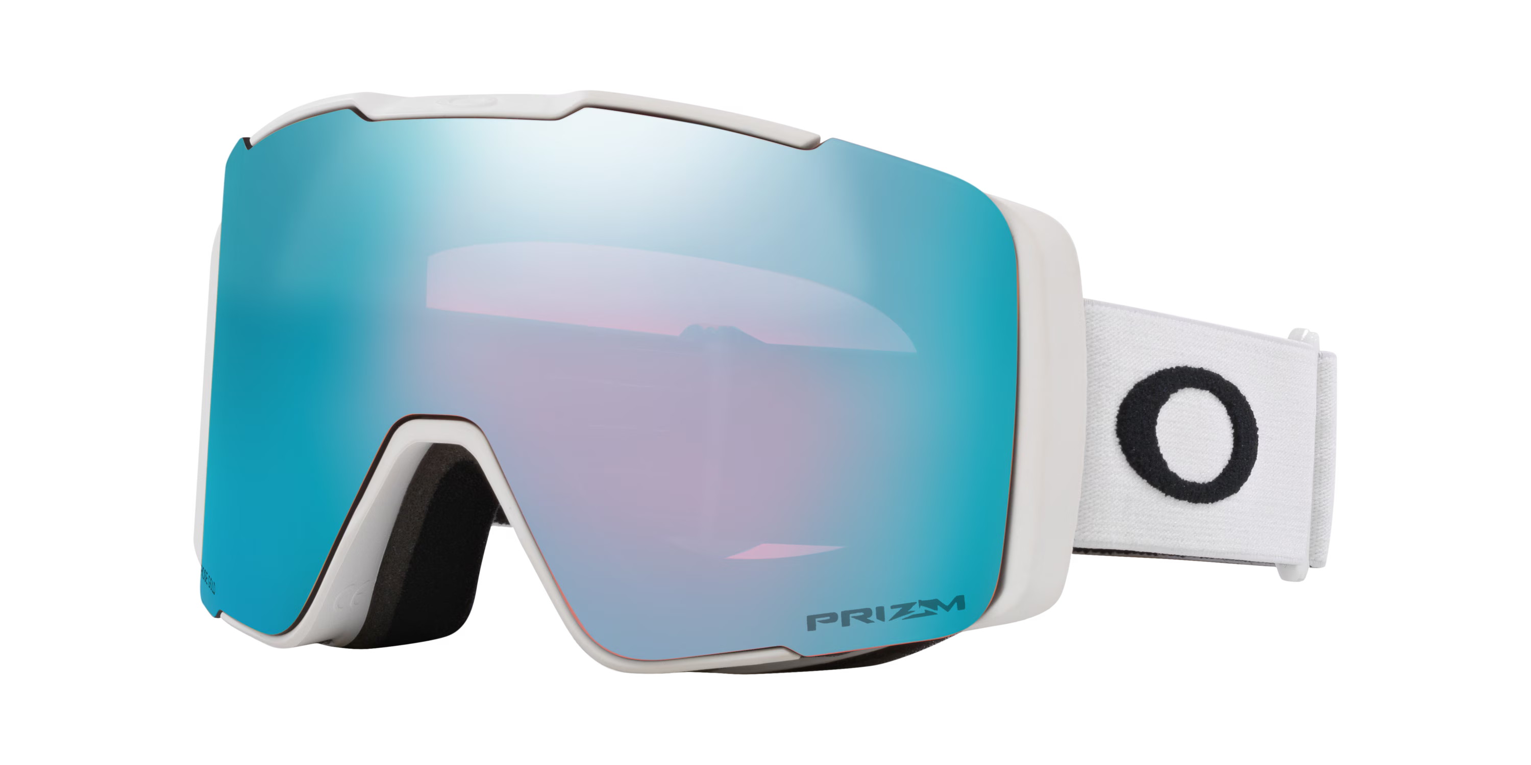 Line Miner Pro L - Matte White/Prizm Snow Sapphire Iridium