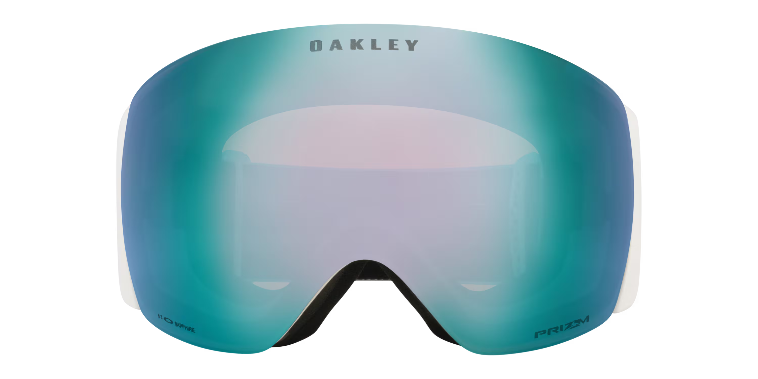 Flight Deck Pro L - Matte White/Prizm Snow Sapphire Iridium