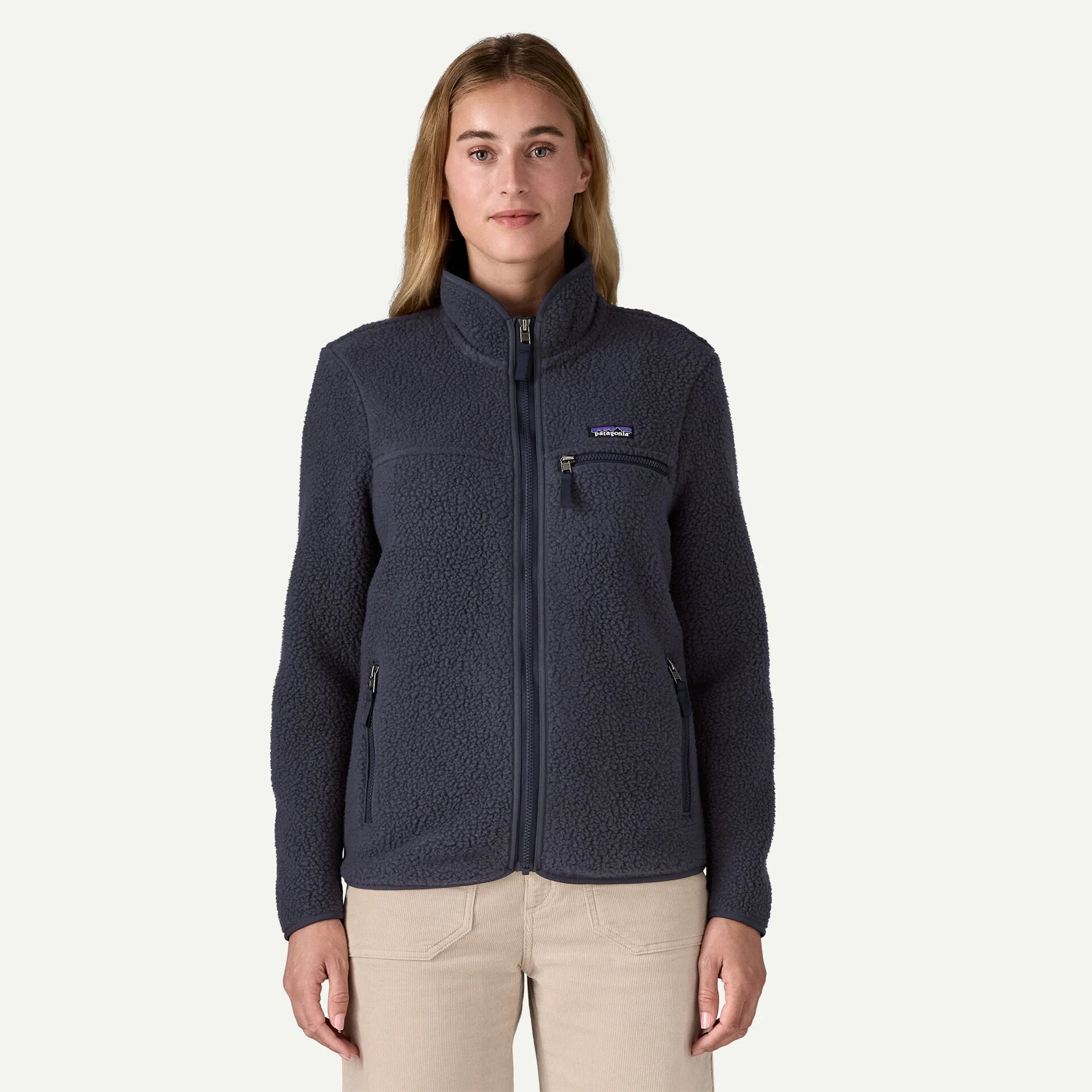 Retro Pile Fleece Jacket Wmn