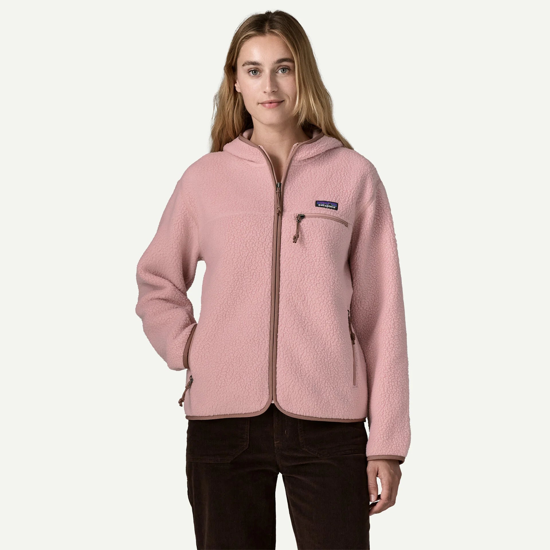 Retro Pile Fleece Hoody Wmn