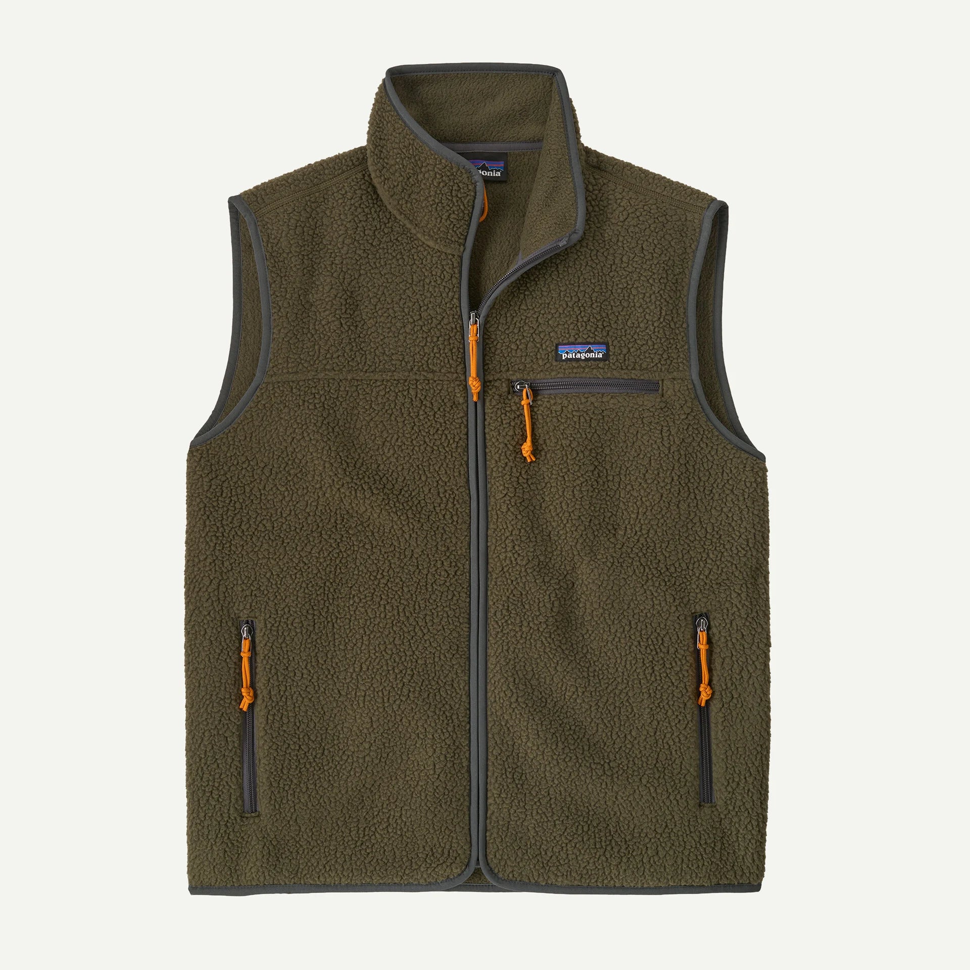 basin green Retro Pile FLeece Vest Man