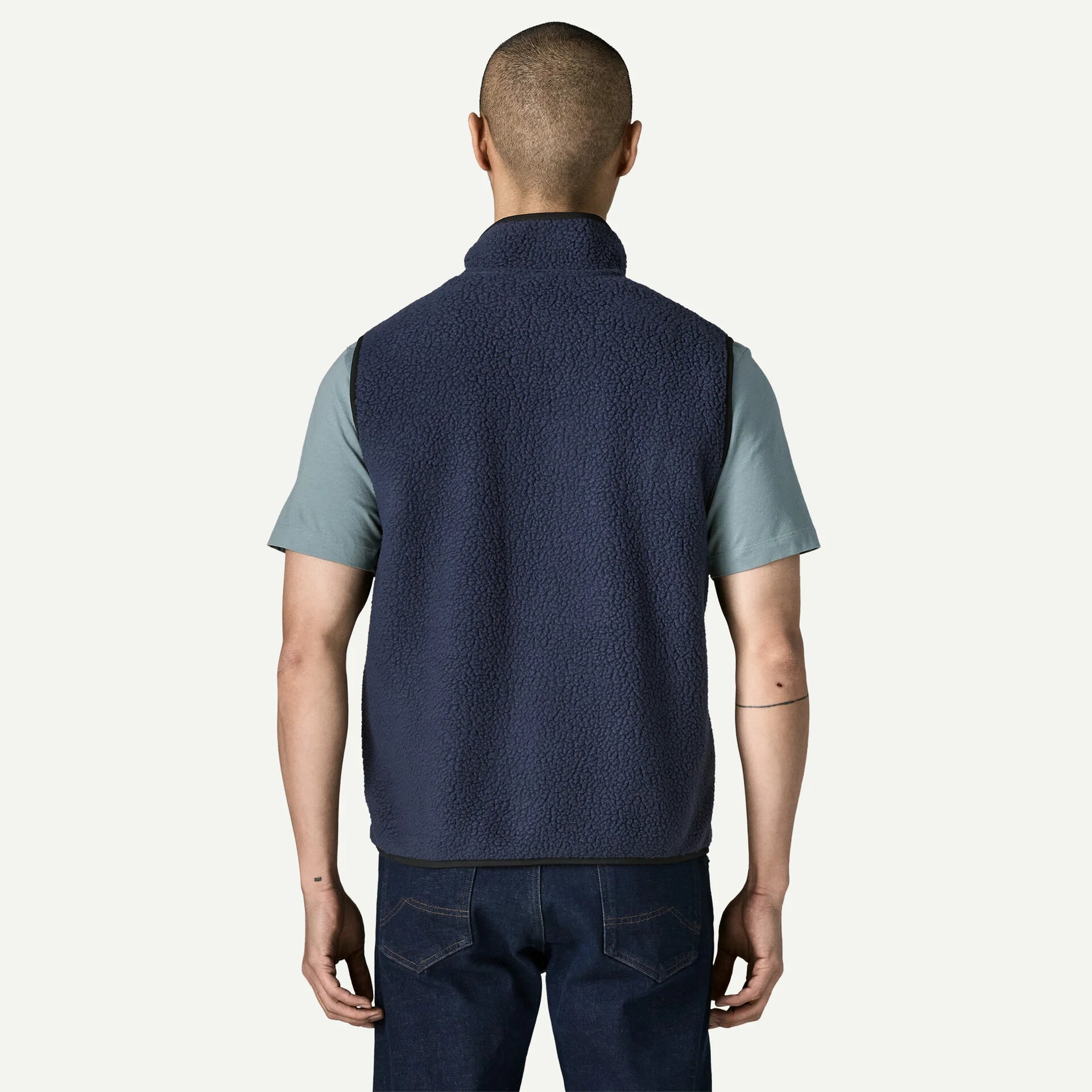 Retro Pile FLeece Vest Man