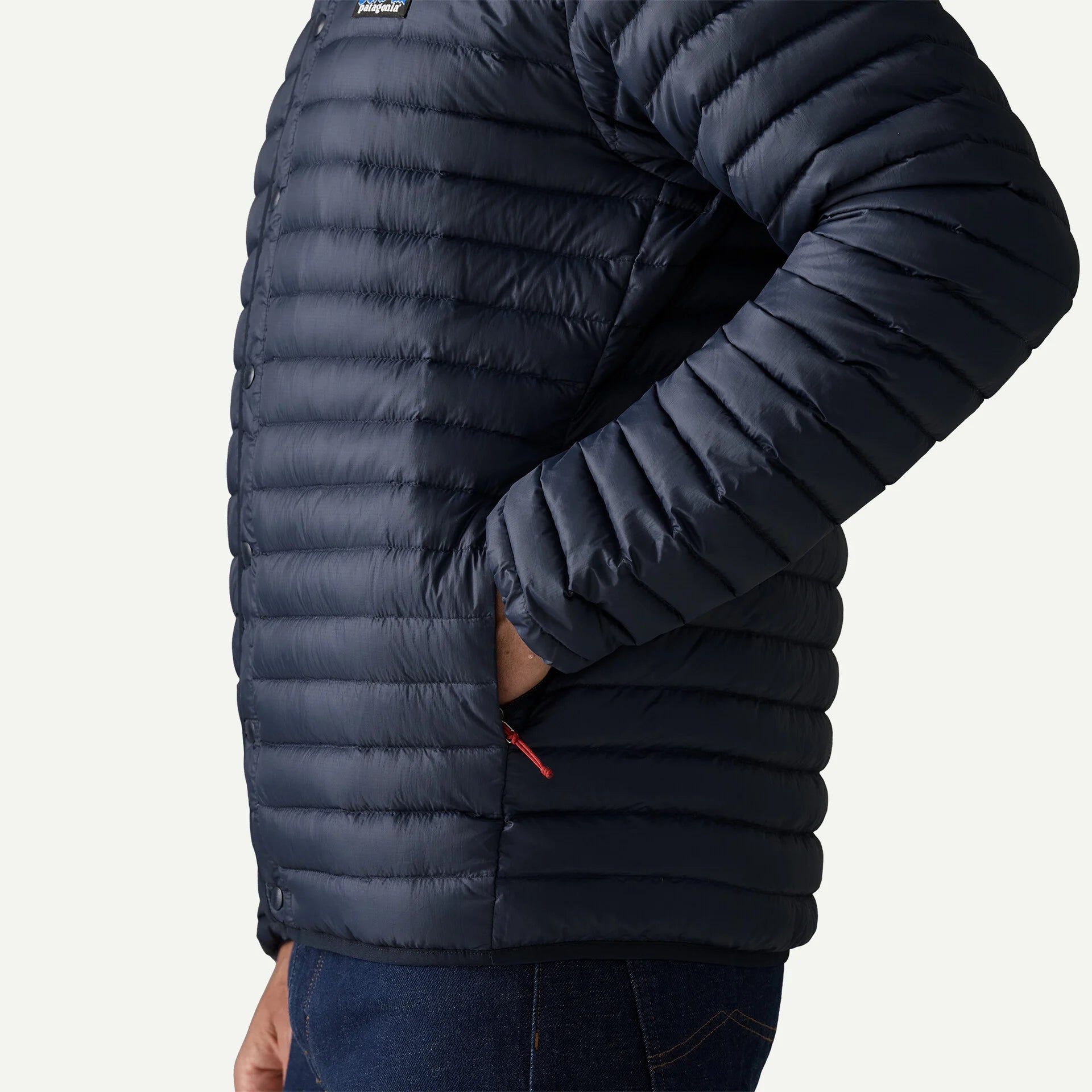 Lihtweight Down Sweater Cardigan Man