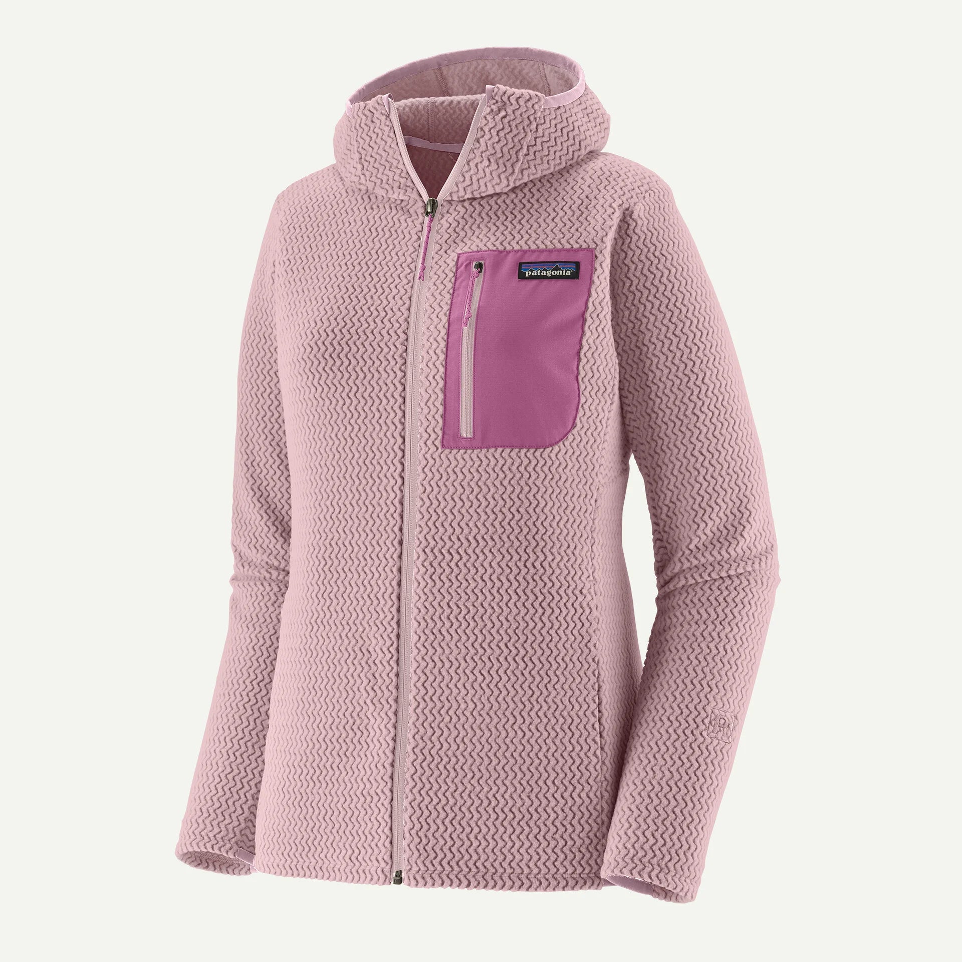 quiet violet R1 Air Full-Zip Hoody Wmn
