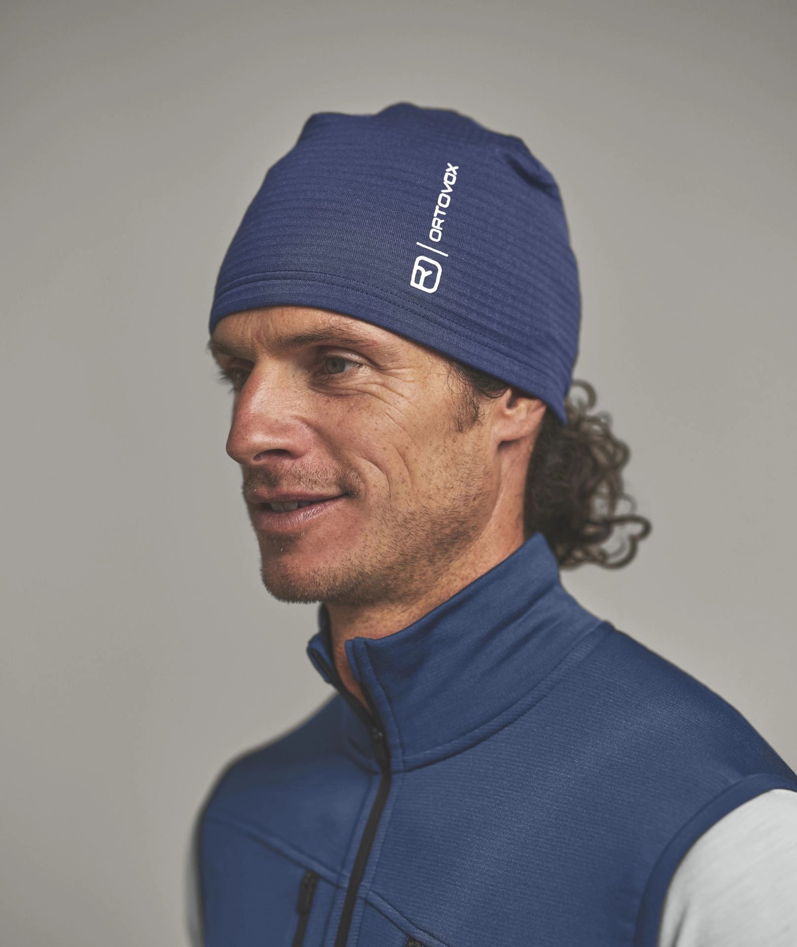 Fleece Grid Beanie