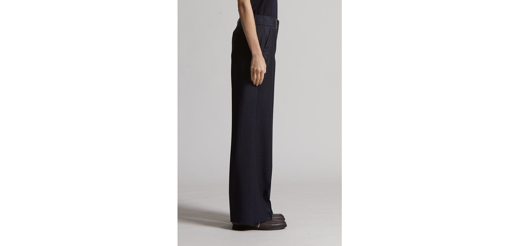Pantalone Flanella Lana Stretch W