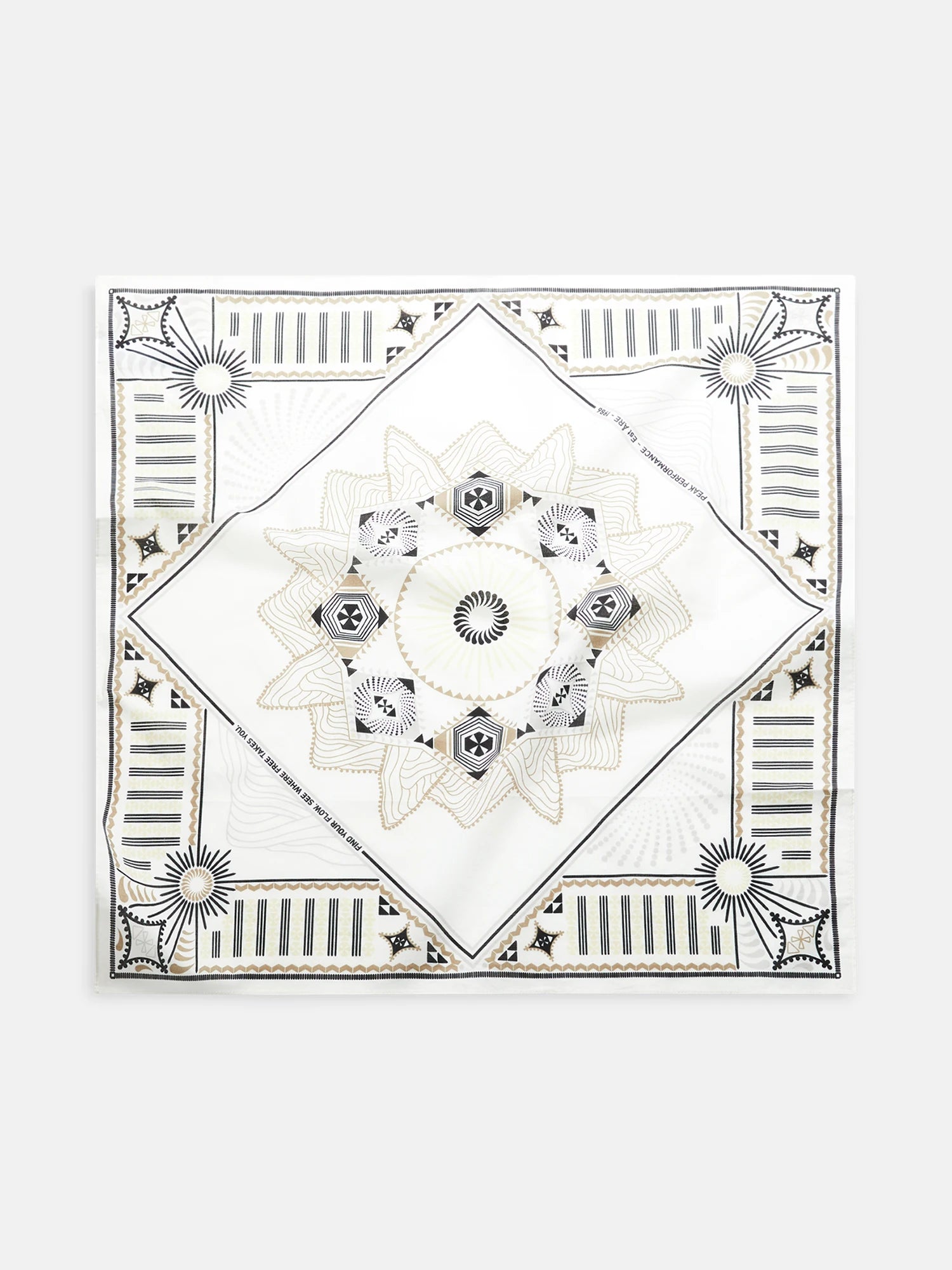 329 stripe Artwork Bandana