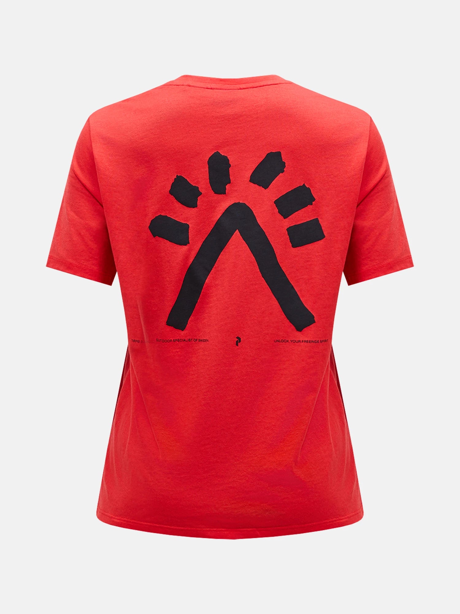 brilliant red Explore Graphic Tee W