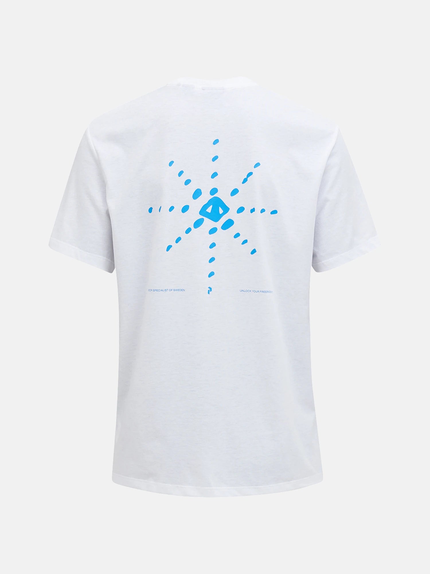 white/brilliant blue Explore Graphic Tee Man