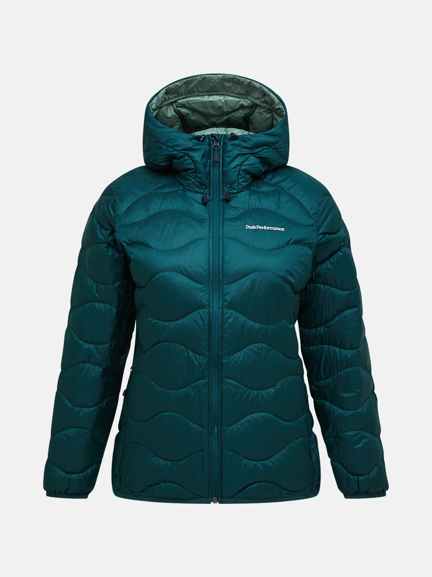 ponderosa pine/green valley Helium Down Hood Jacket Wmn