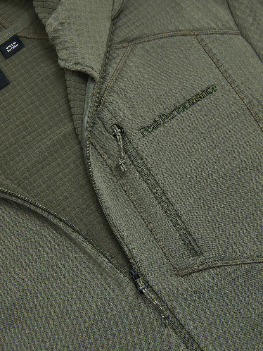 Trail Polartec Zip Hood M