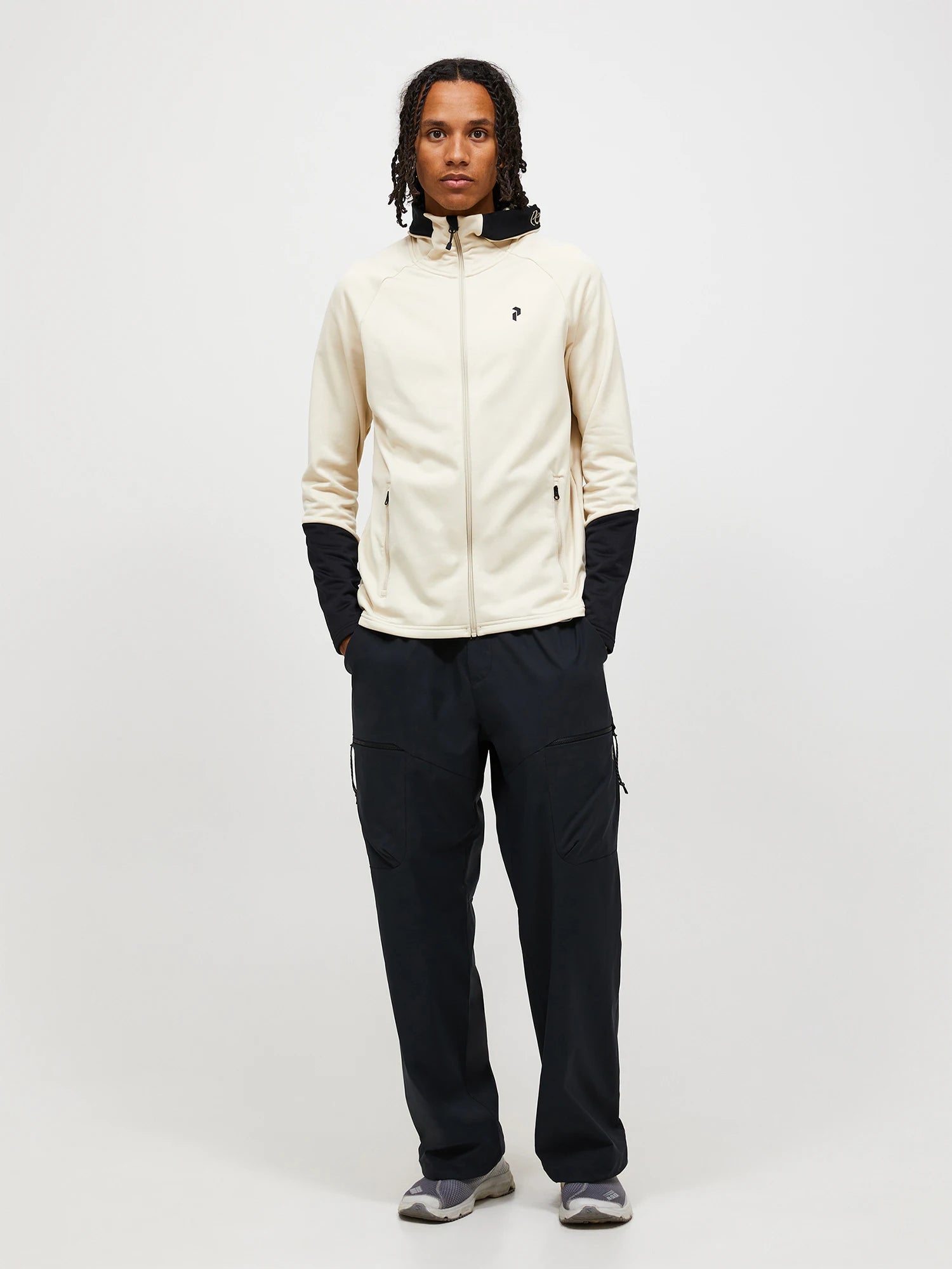 Rider Essentials Midlayer Zip Hood Man