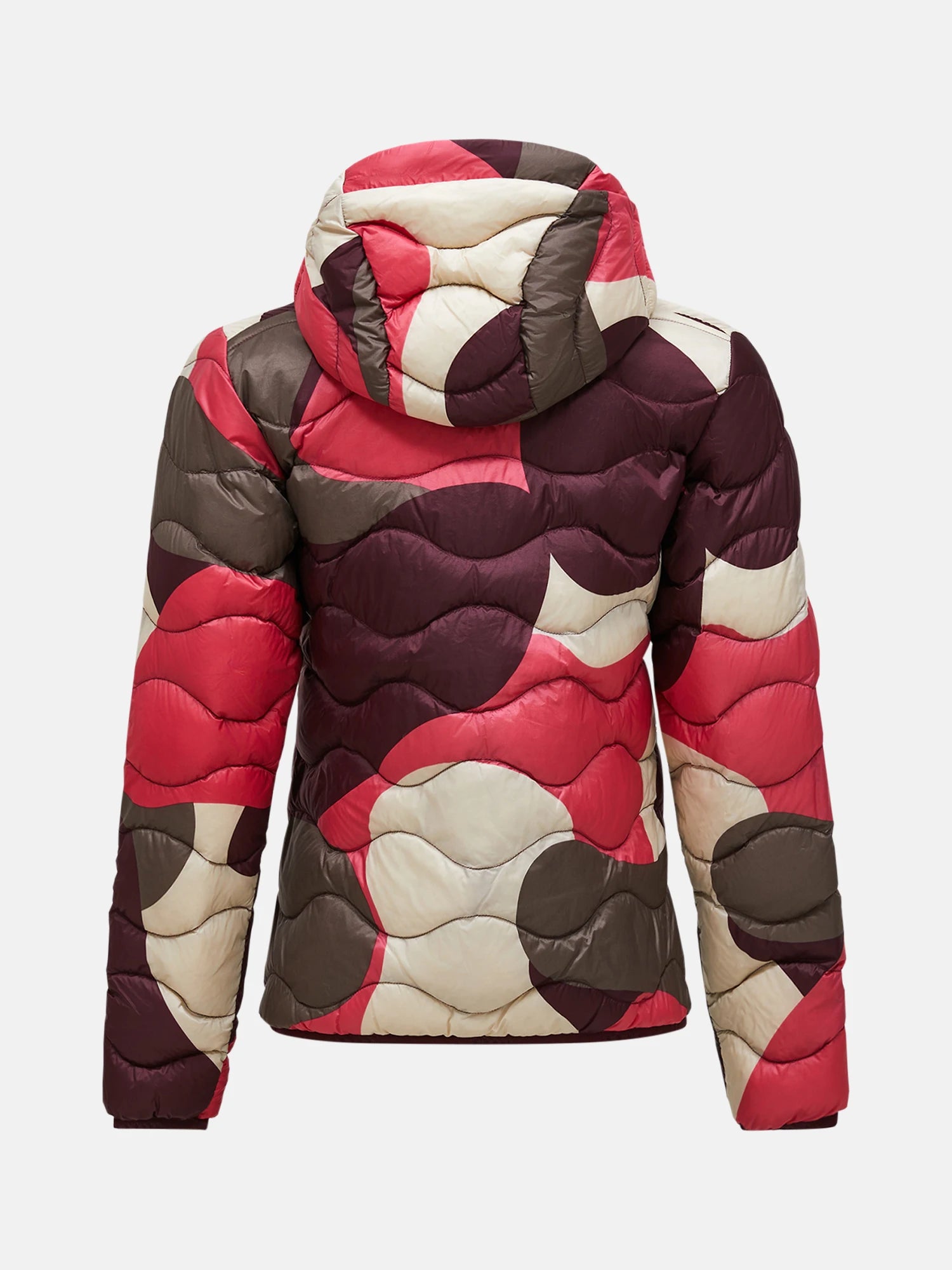 Helium Aop Down Hood Jacket Wmn