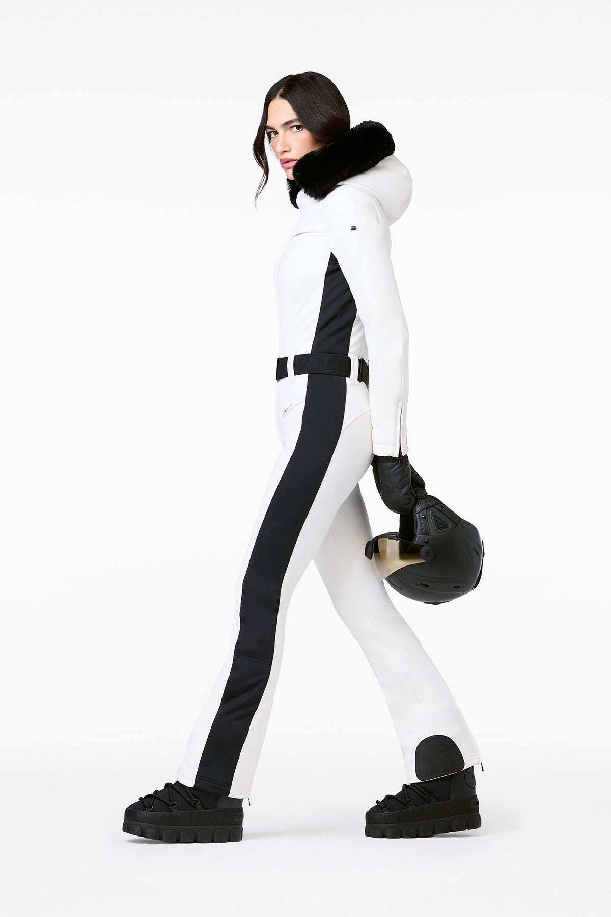 Parry Ski Suit Faux Border Wmn