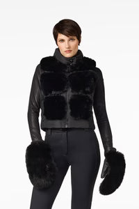 Chic Bodywarmer Faux Fur Wmn
