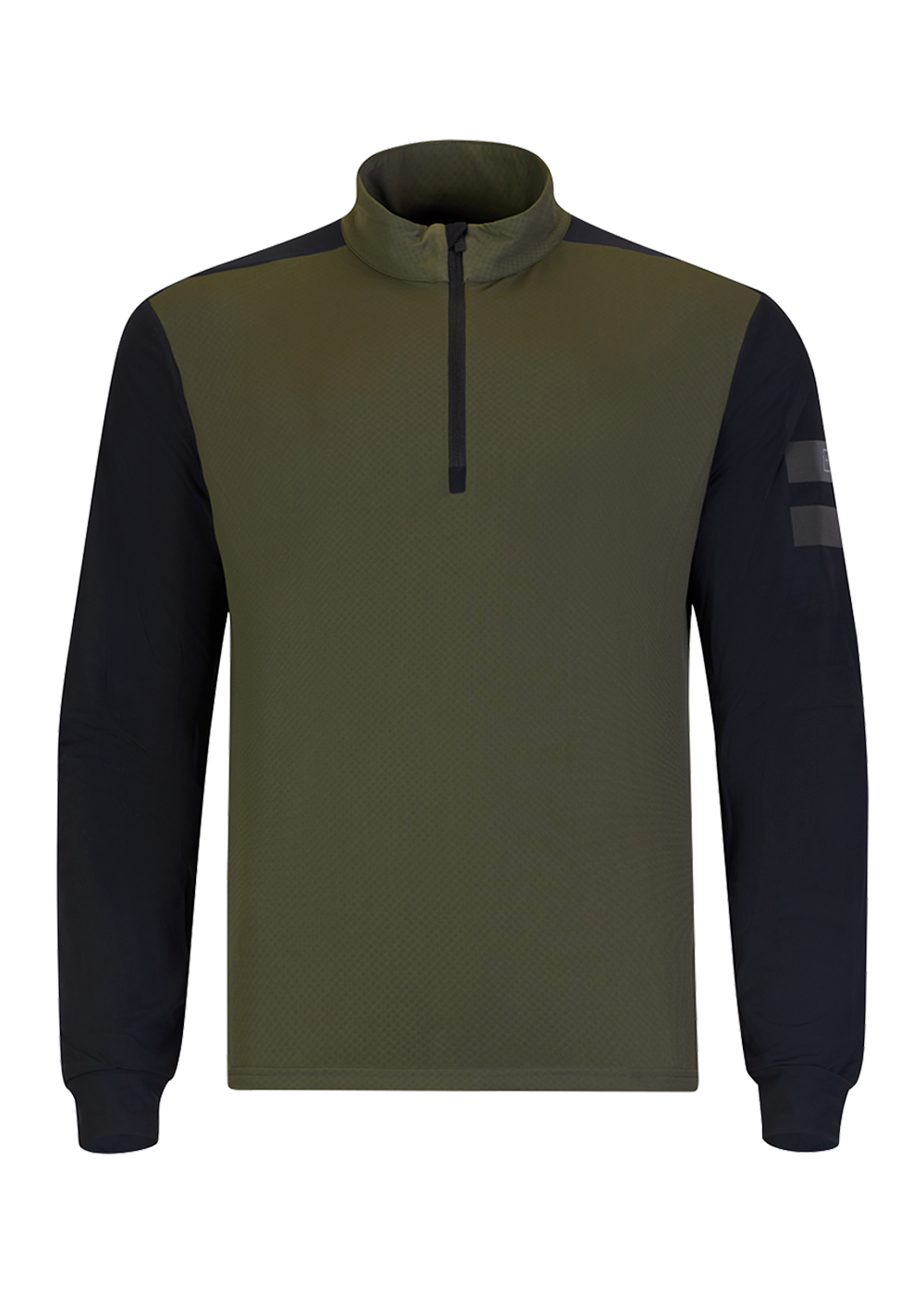 Microfleece T-Neck Half Zip Man