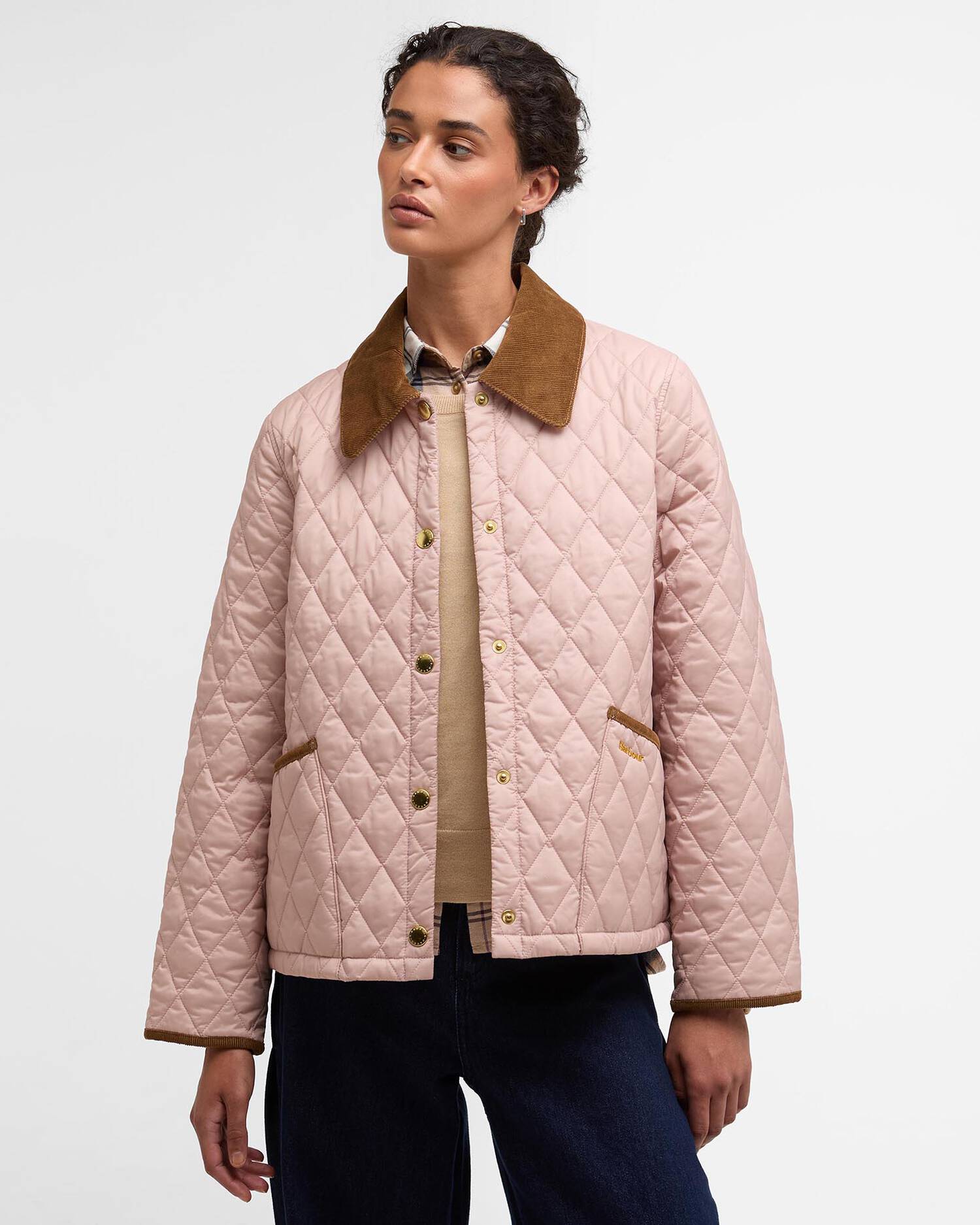 Icons Cropped Liddesdale Quilt Jacket Wmn