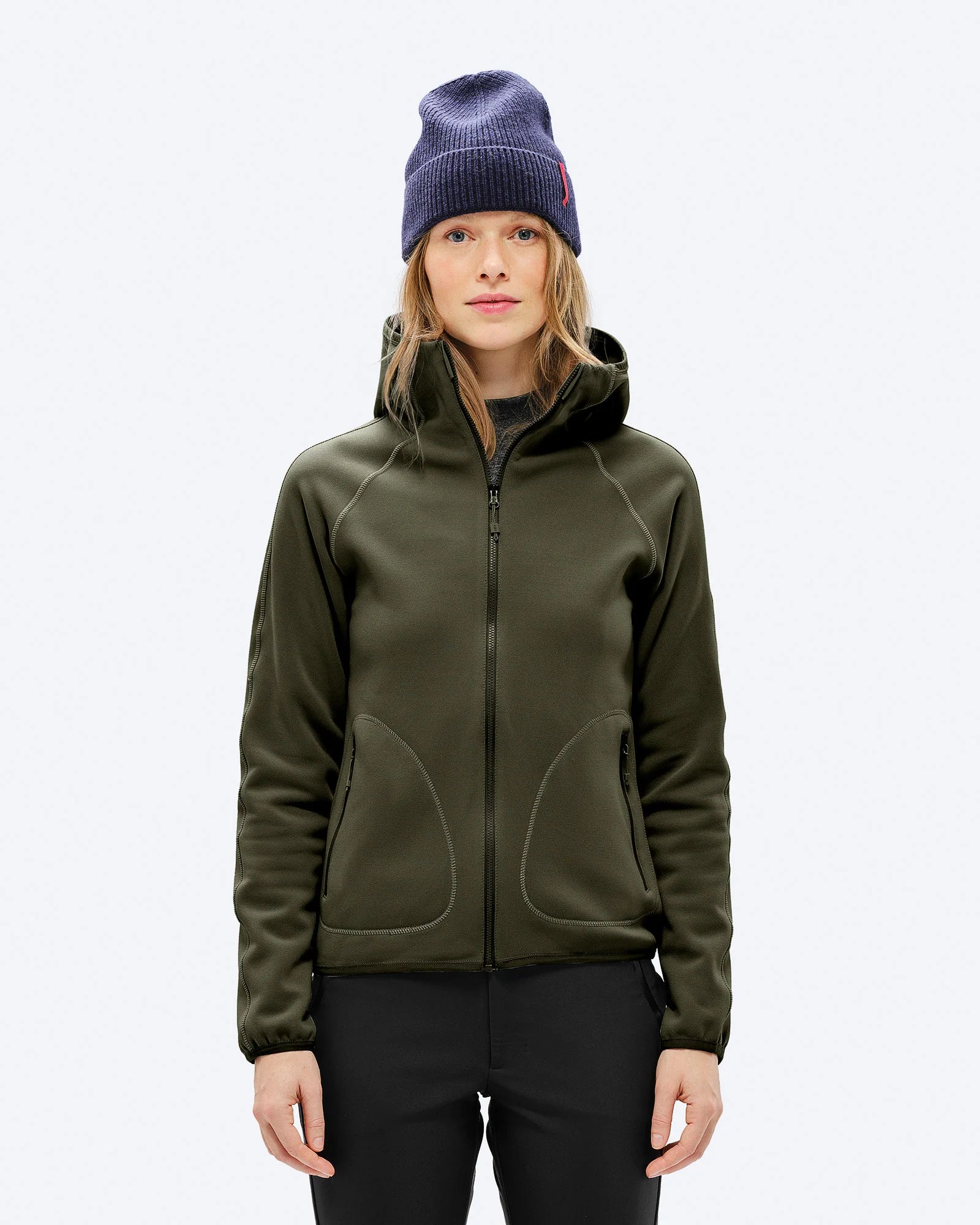 forest green Tech Fleece Hood W