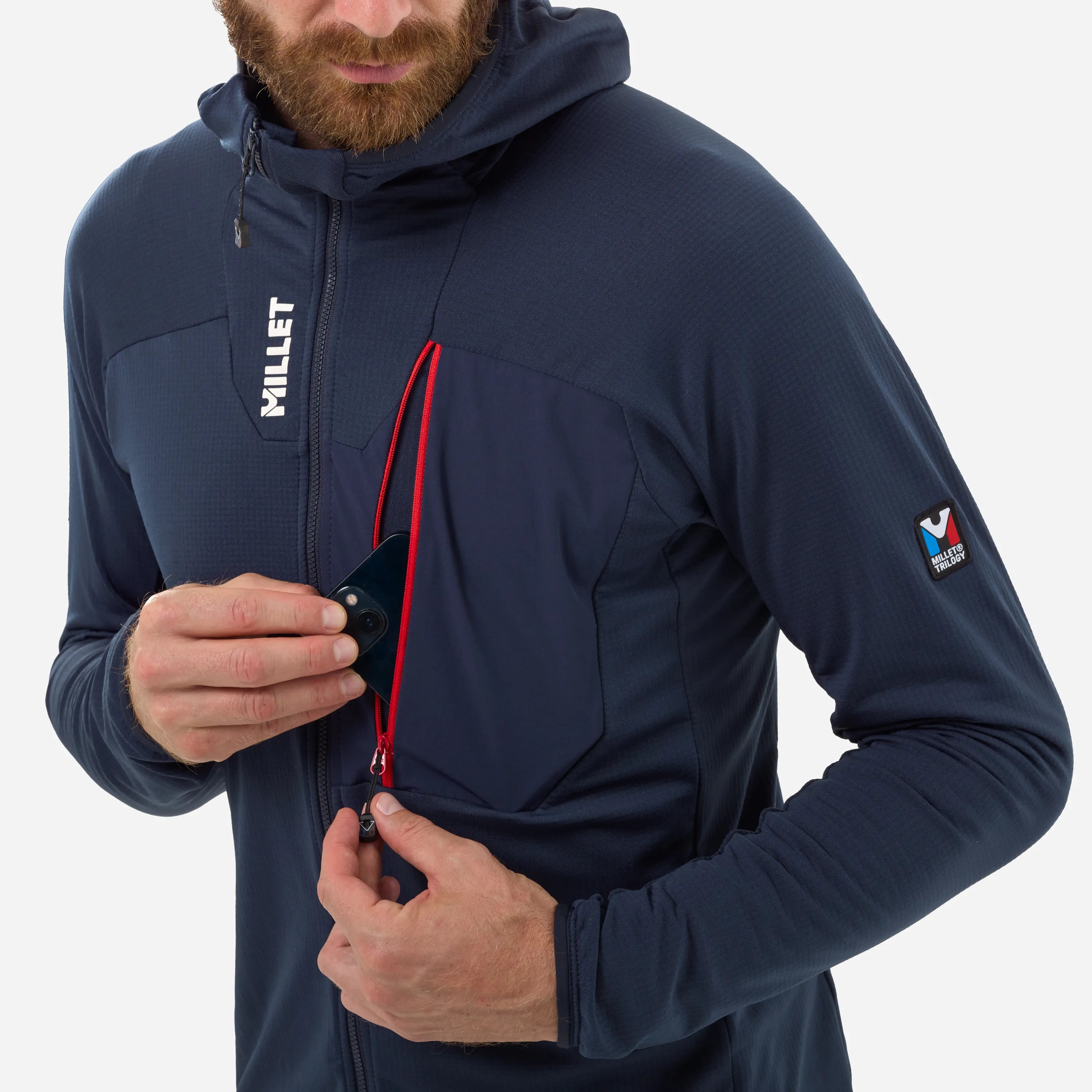 Trilogy Icon Lightgrid Hooded Man