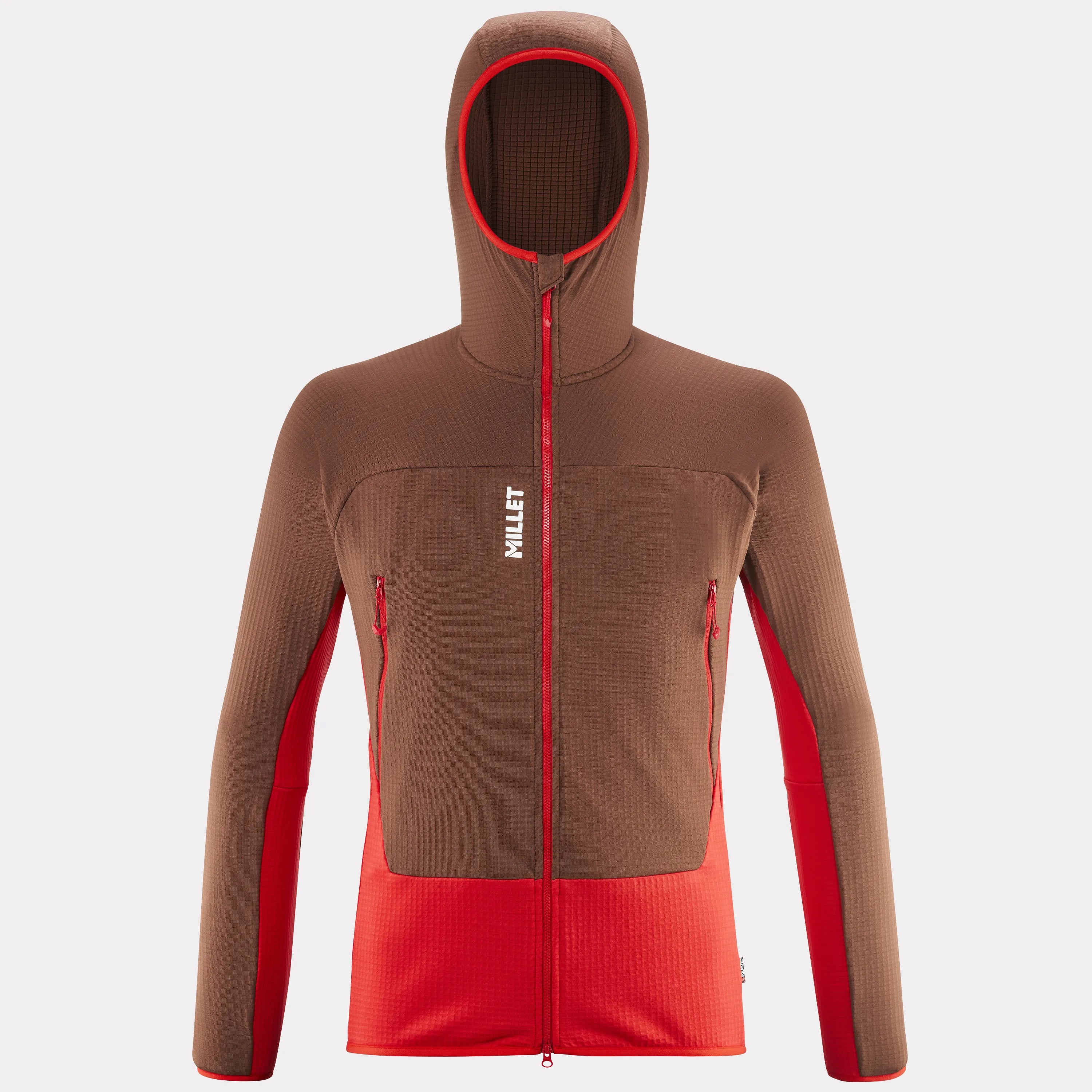 rouge/cinnamon Fusion Grid Hoodie M