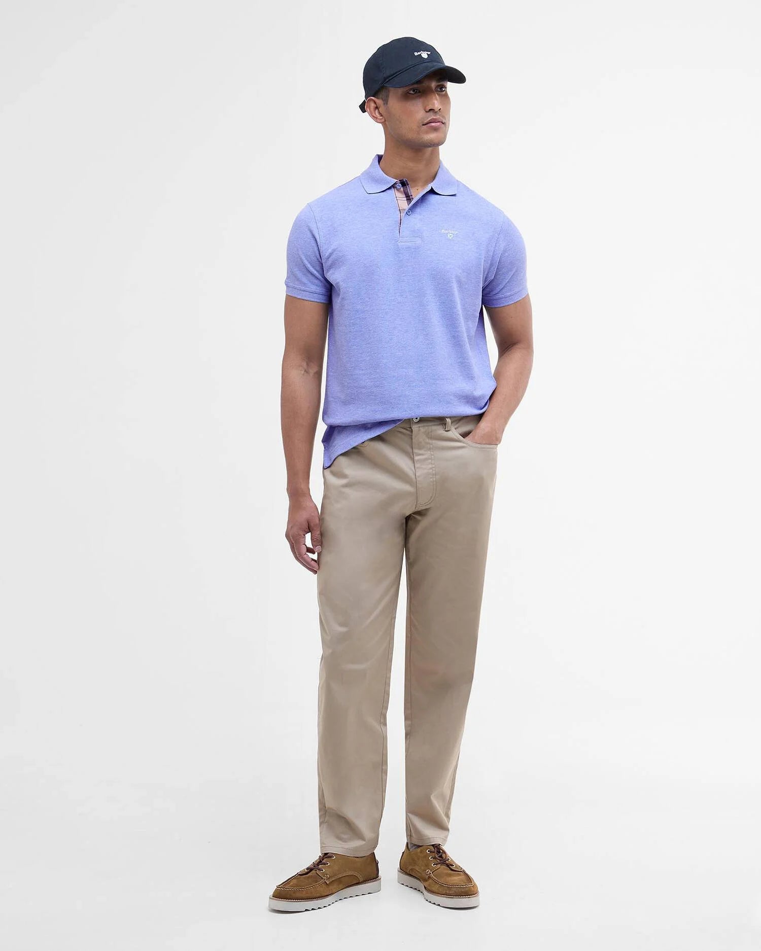 Tartan Pique Polo Man