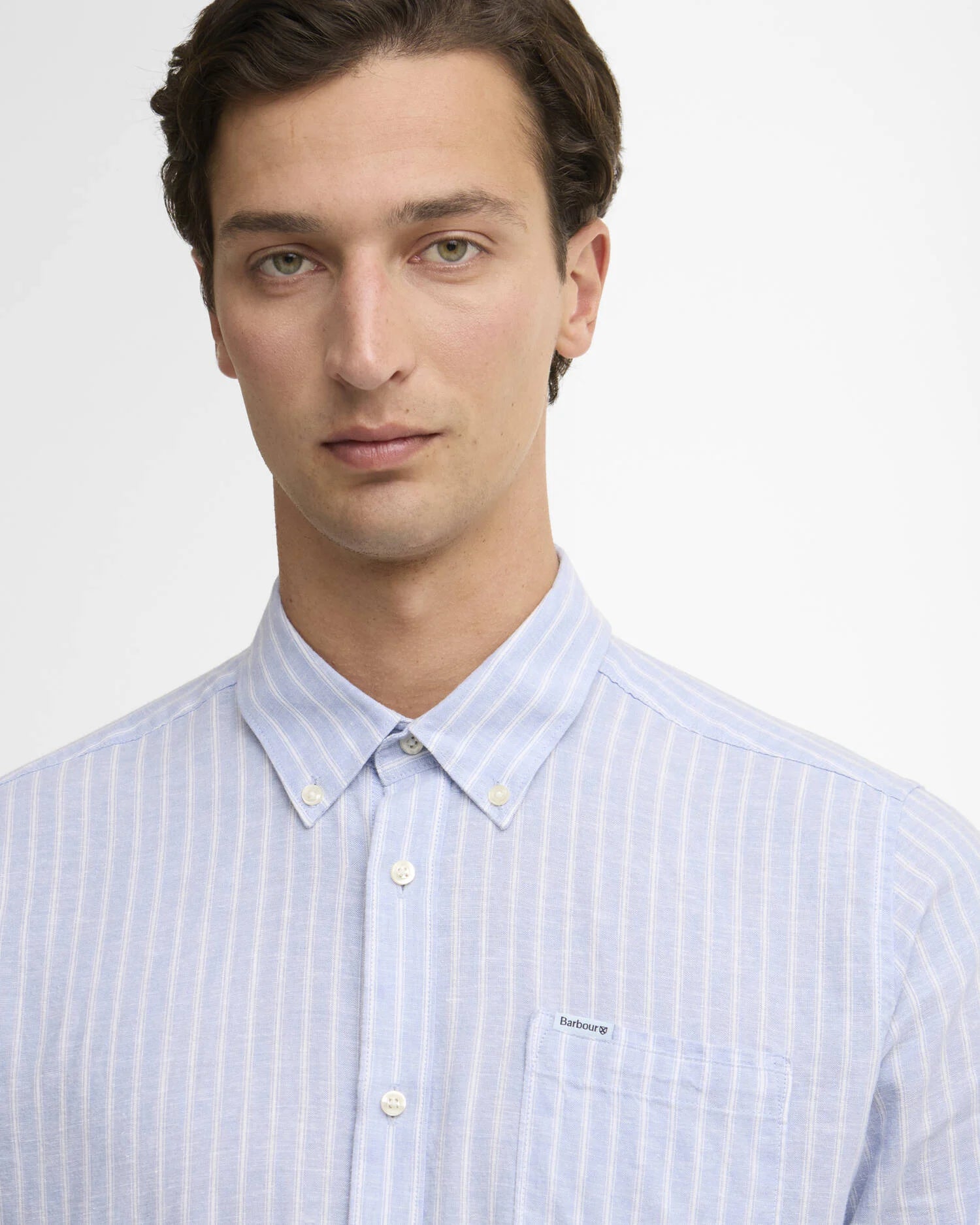 Nelson Striped Long-Sleeved Shirt Man