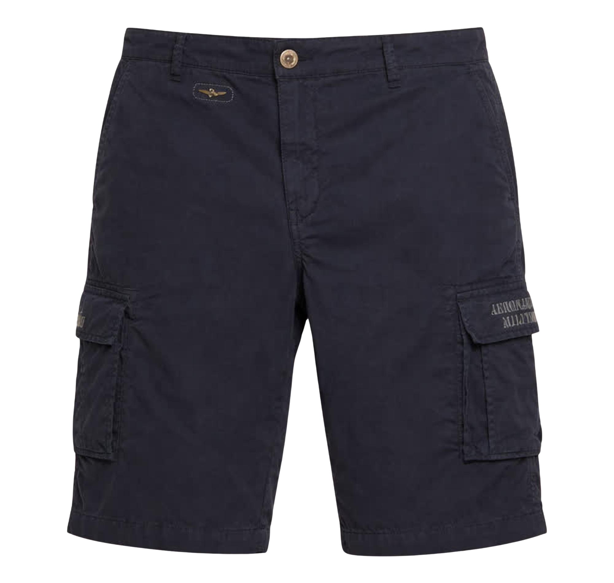 Cargo Bermuda Cotton Gabardine Man