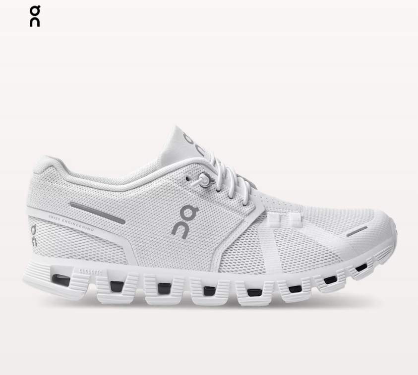 all white Cloud 5 W