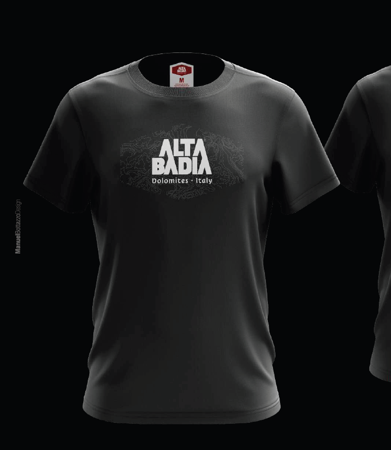 black Alta Badia T-Shirt M