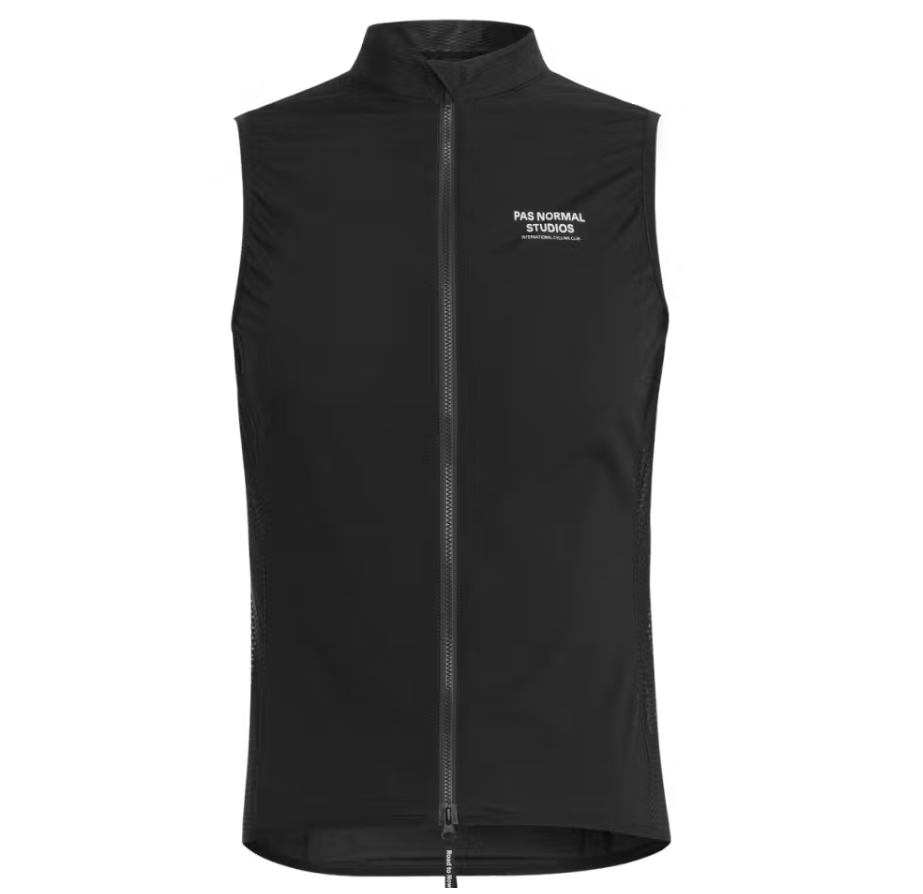 black Mechanism Stow Away Gilet Man