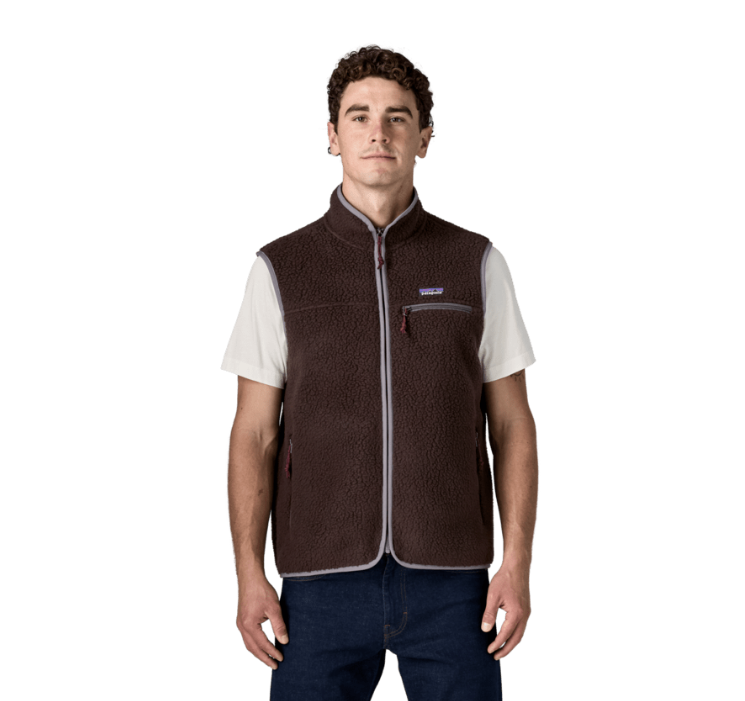 Retro Pile FLeece Vest Man