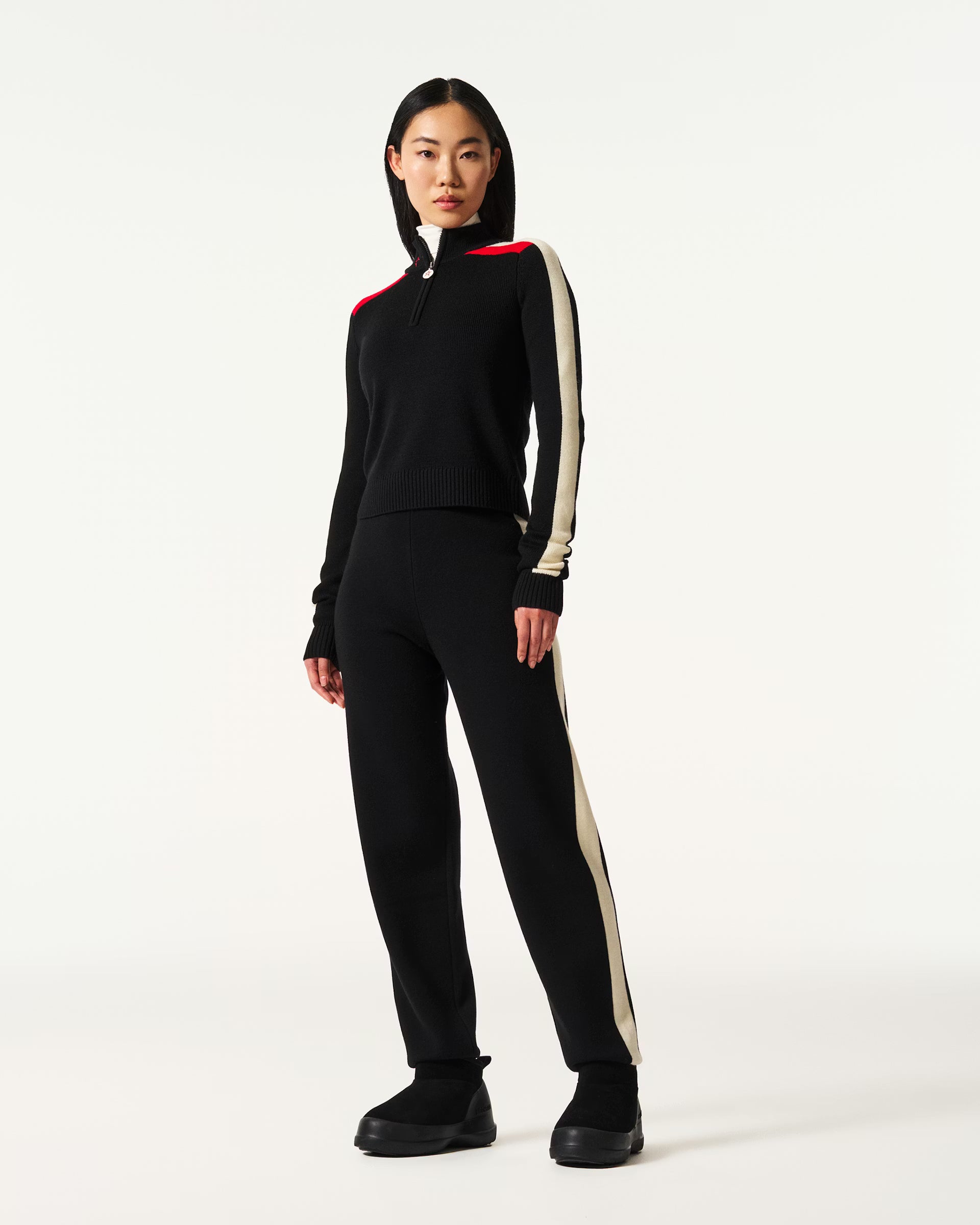 La Tour 1/4 Zip Sweater W
