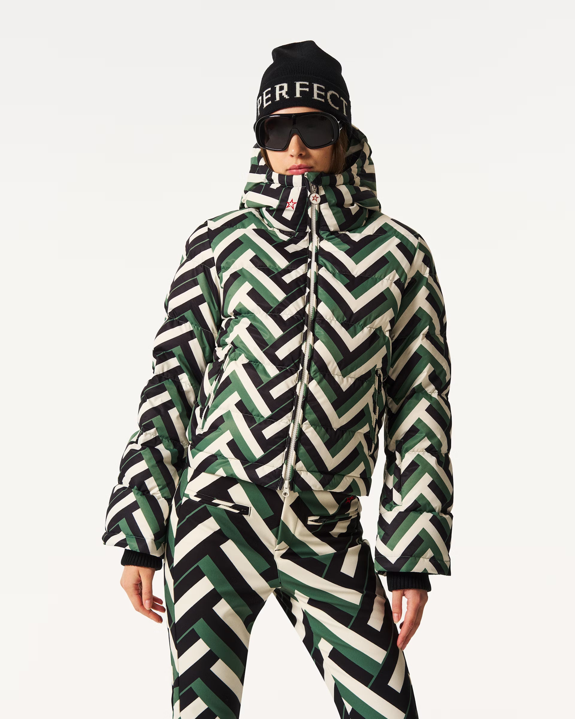 Polar Flare Ski Jacket Print W