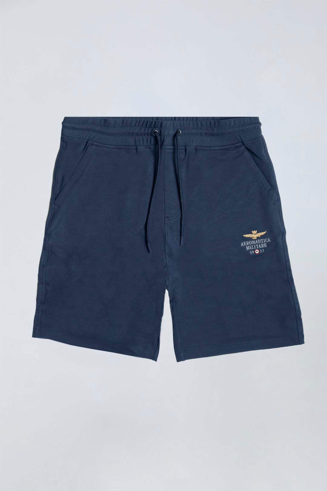 blu navy Cotton Sweat Shorts M