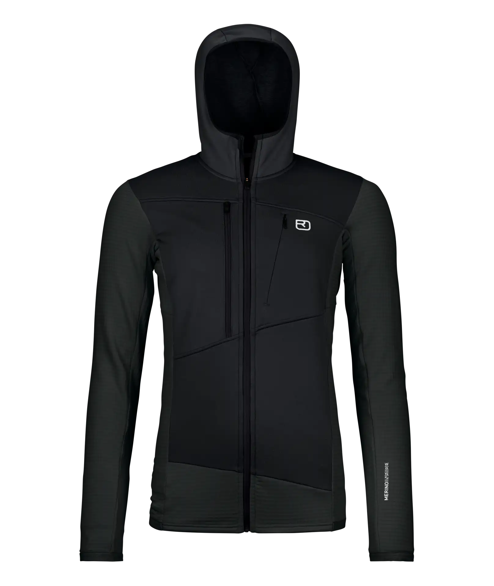 Fleece Grid Hoody Wmn