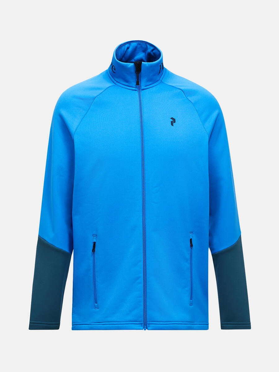 azure ascent/mountain lake Rider Essentials Zip Jacket Man