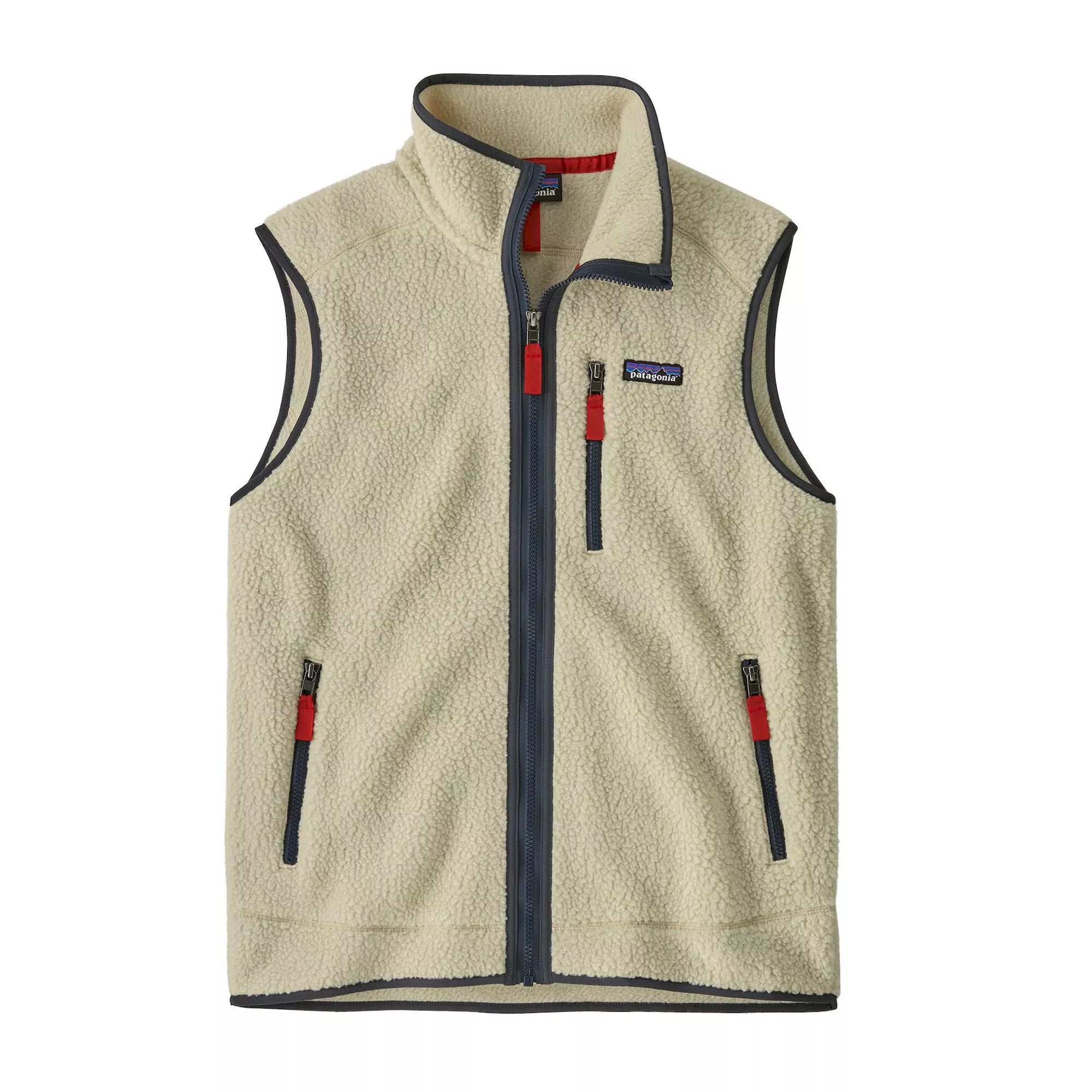 pelican/smolder blue Retro Pile Vest Man