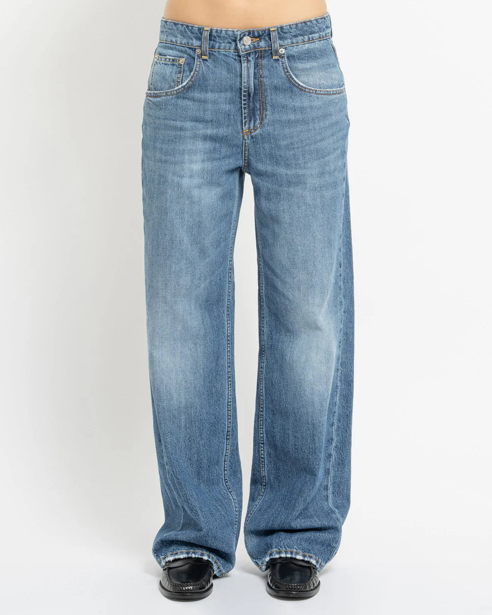 blu Pop Jeans Wide Leg Blu W