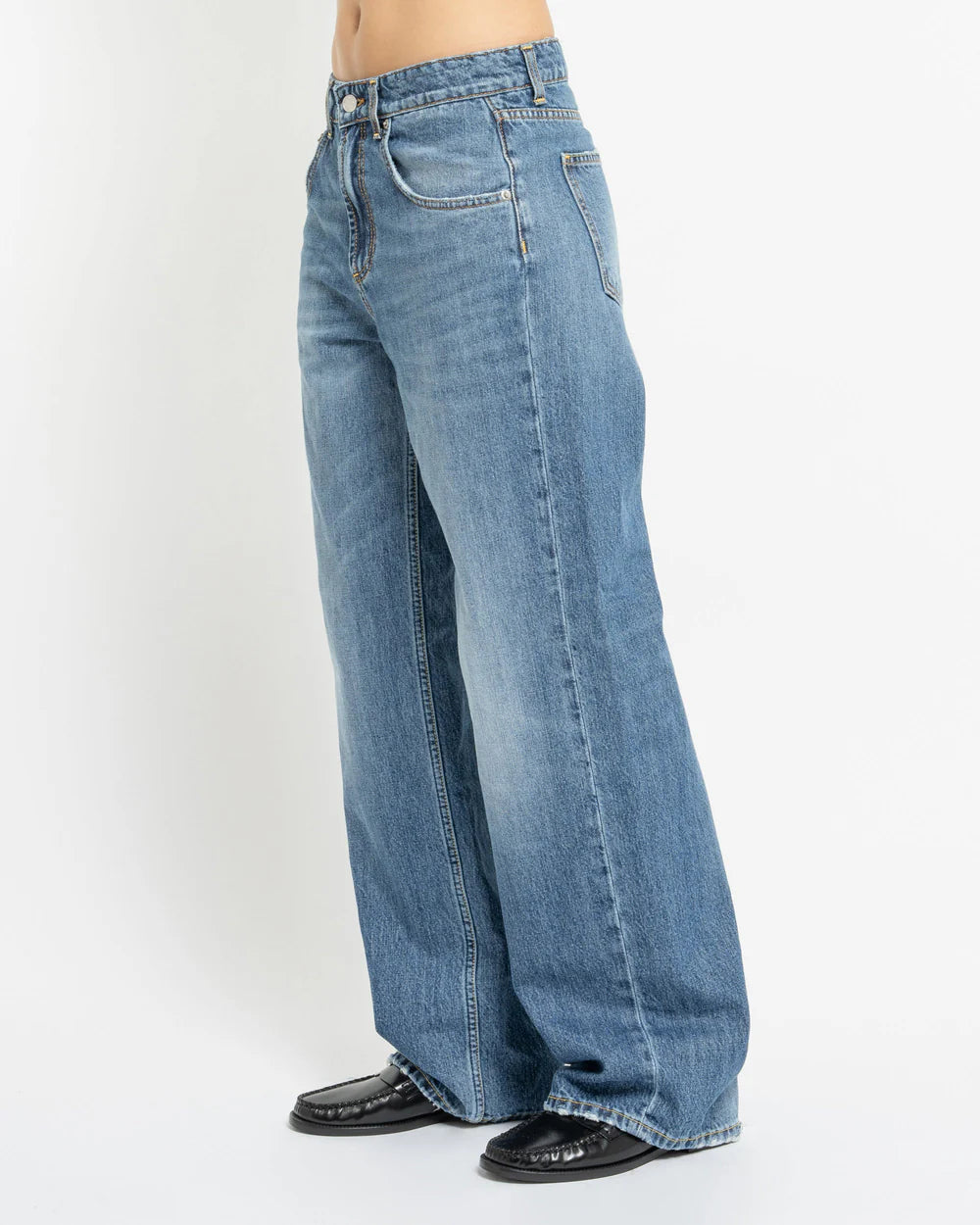 Pop Jeans Wide Leg Blu W