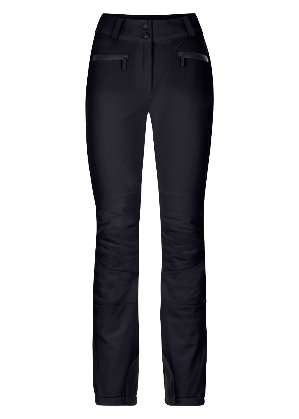 black/black/black Softshell Ski Pants W
