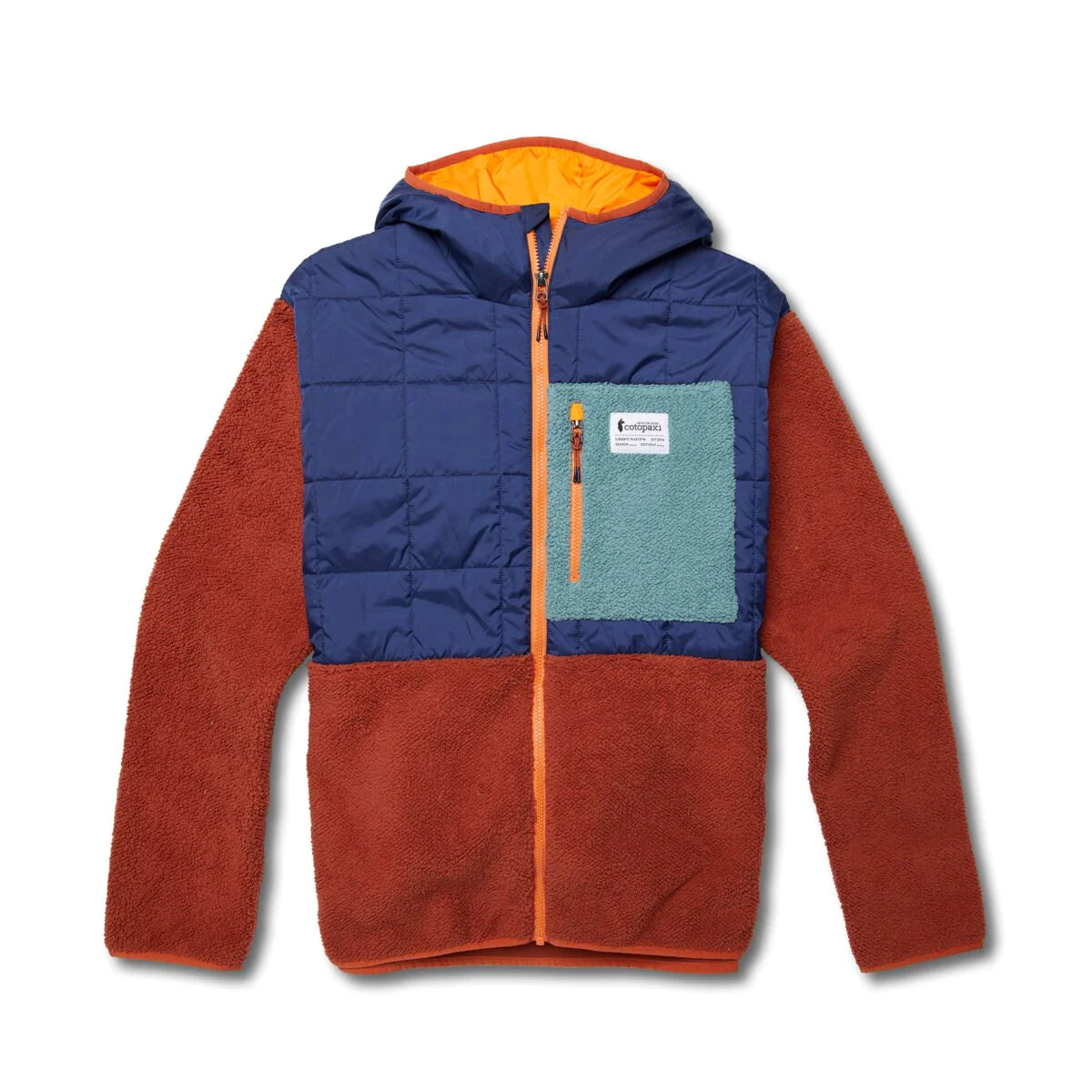 maritime/spice Trico Hybrid Hooded Jkt M