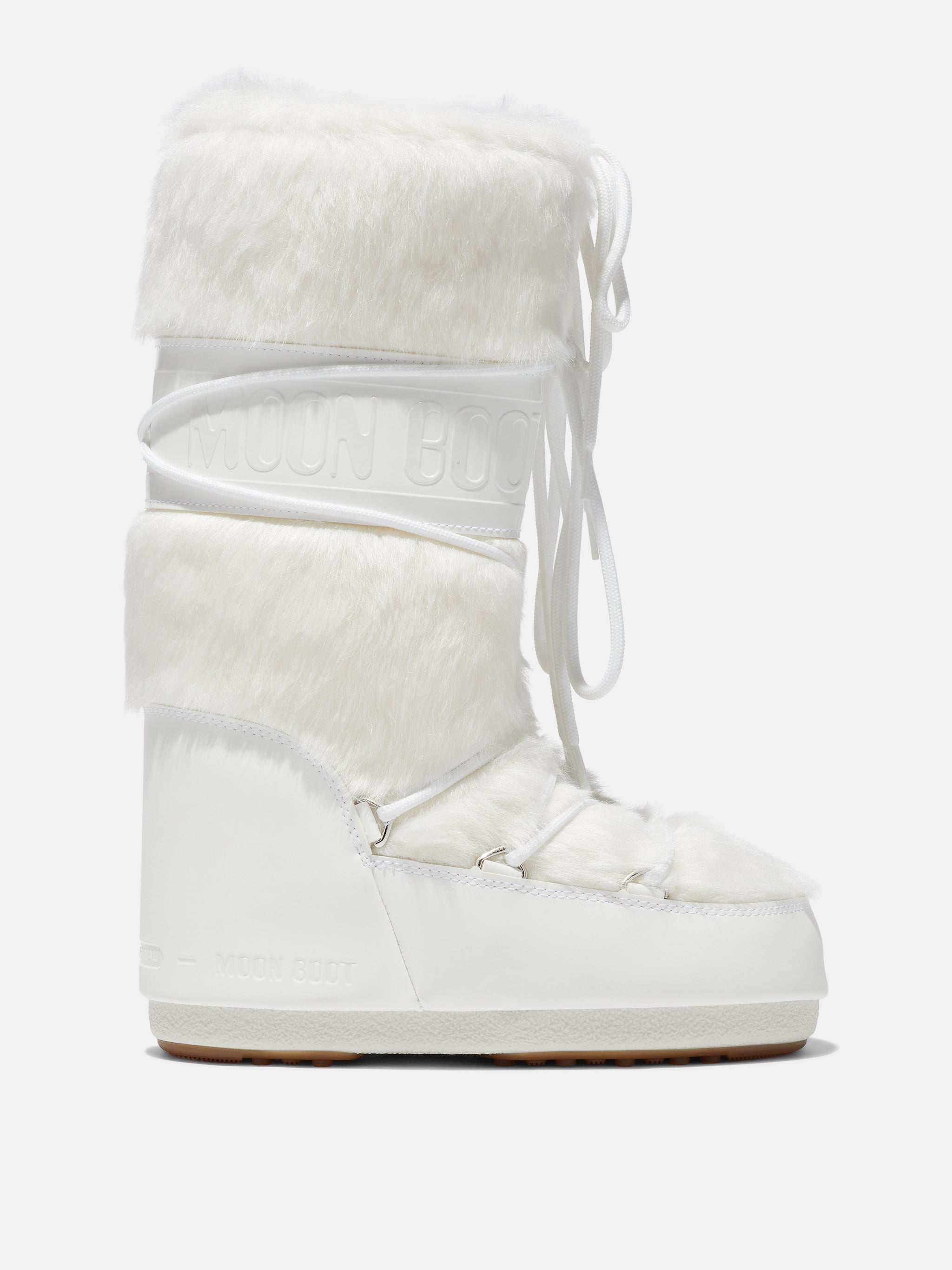 optical white Icon Faux Fur W