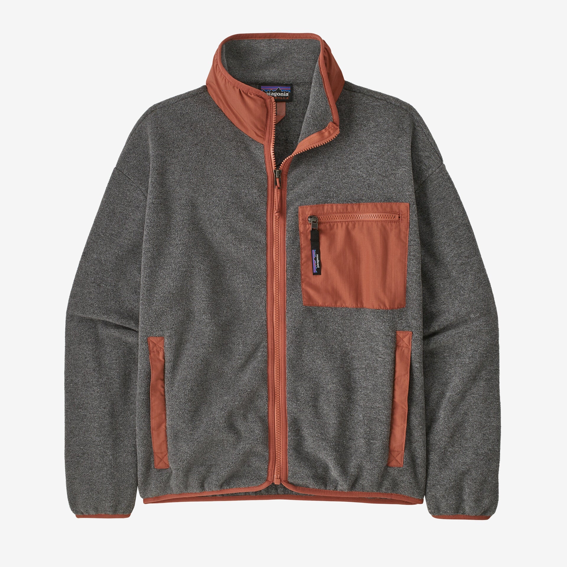 nickel/burl red Synchilla Jacket W