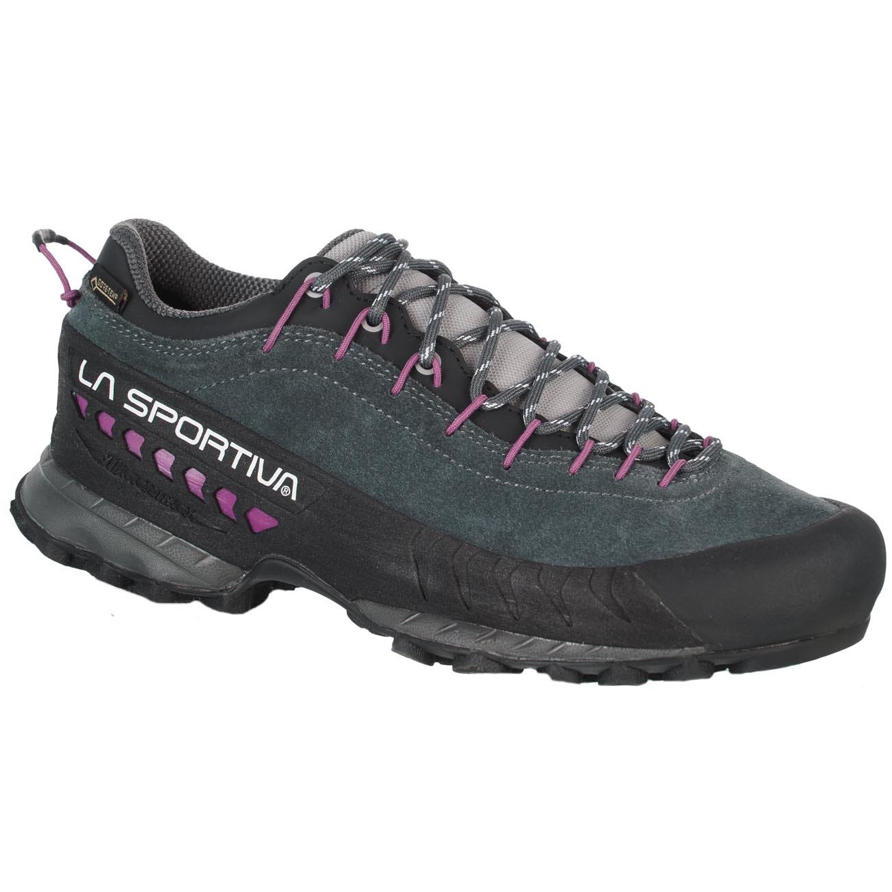 carbon/purple La Sportiva TX4 GTX Woman | Lagazoi Shop | BOTËGHES LAGAZOI