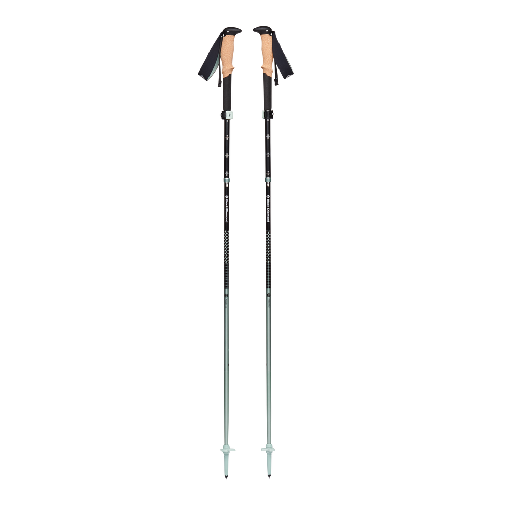 black/foam green Pursuit FLZ Trekking Poles