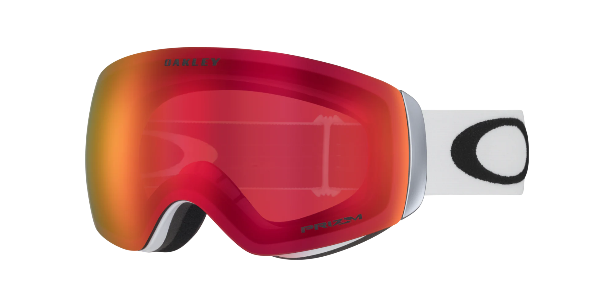 Fligh Deck Goggle - Matte White - Prizm Snow Torch Iridium | BOTËGHES LAGAZOI