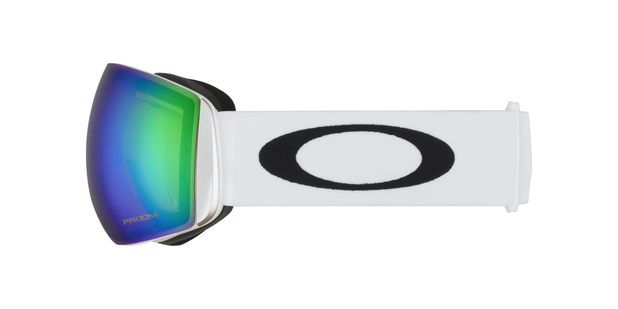 Flight Deck L Goggle - Matte White - Prizm Snow Jade Iridium | BOTËGHES LAGAZOI
