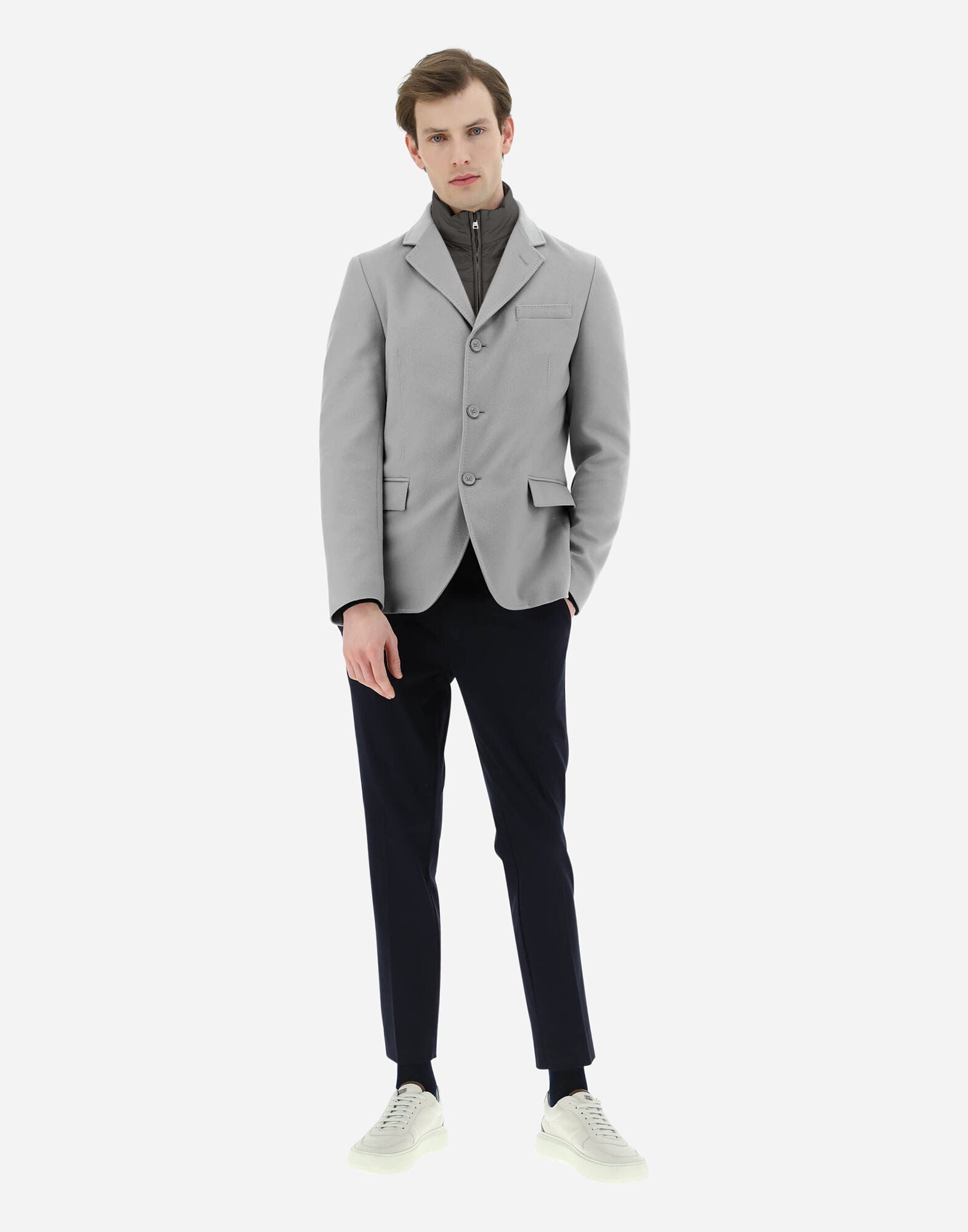 Cashmere & Nylon Ultralight Blazer M